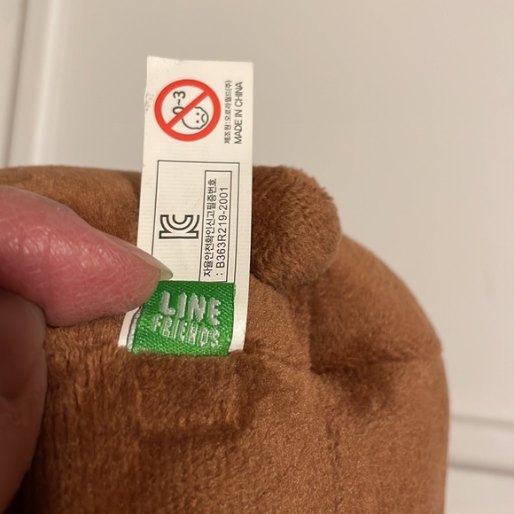 Line Friends Brown Bear Plush Phone Holder - Picture 4 of 5